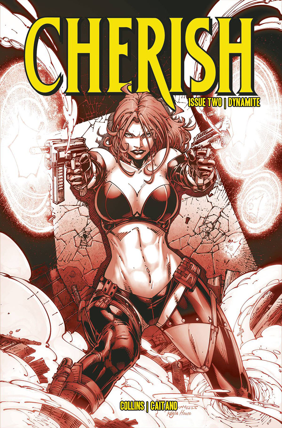 Cherish #2 Cover M Incentive Brett Booth Fiery Red Line Art Cover