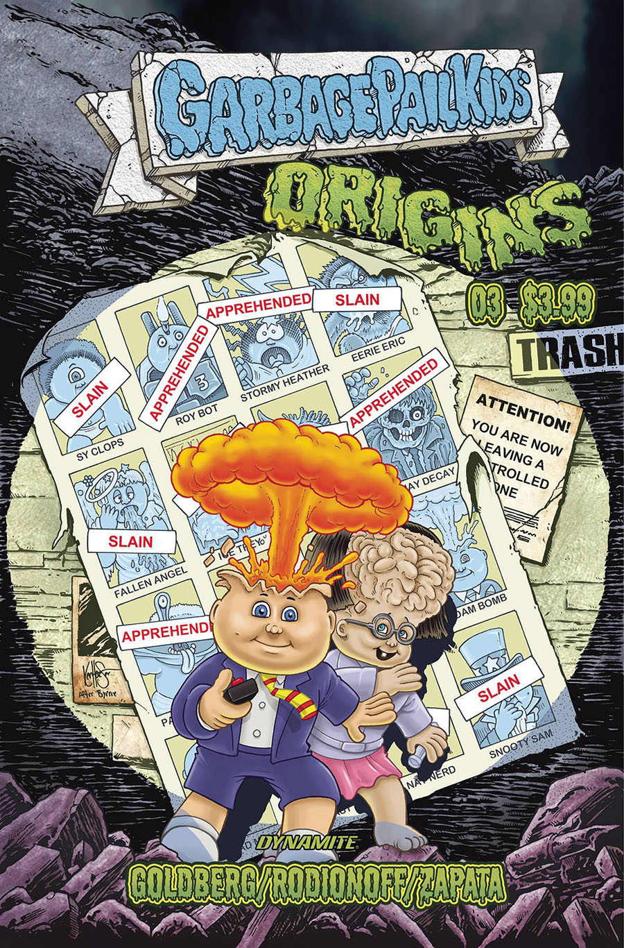 Garbage Pail Kids Origins #3 Cover J Variant Ken Haeser Homage Cover