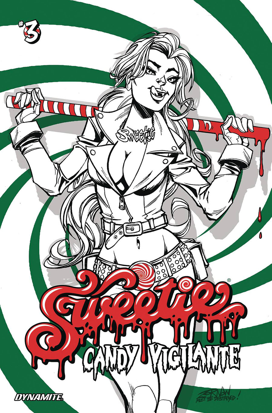 Sweetie Candy Vigilante #3 Cover H Incentive Jeff Zornow Holiday Tint Cover