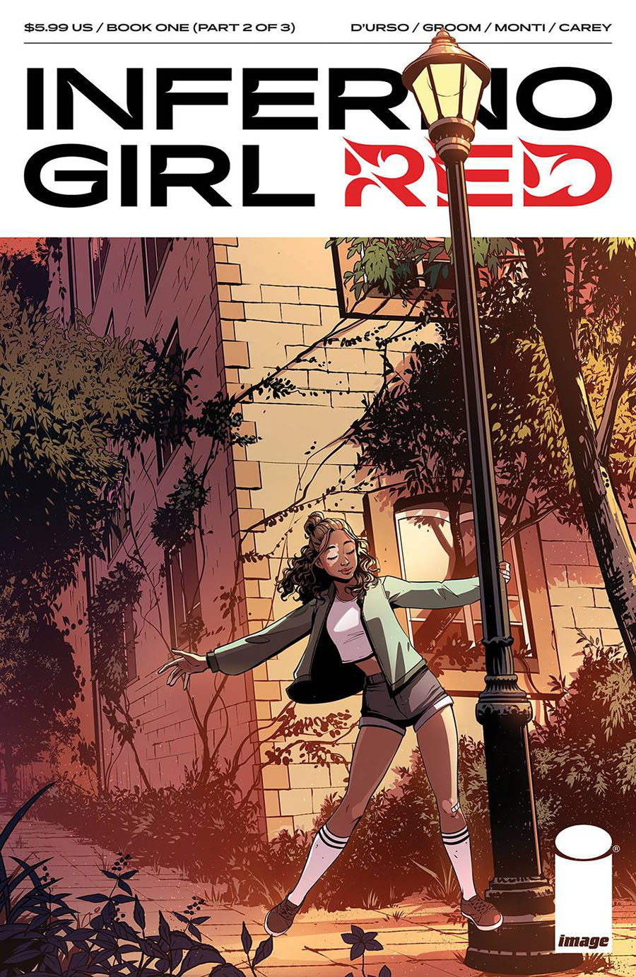 Inferno Girl Red Book 1 #2 Cover C Variant Kath Lobo Cover
