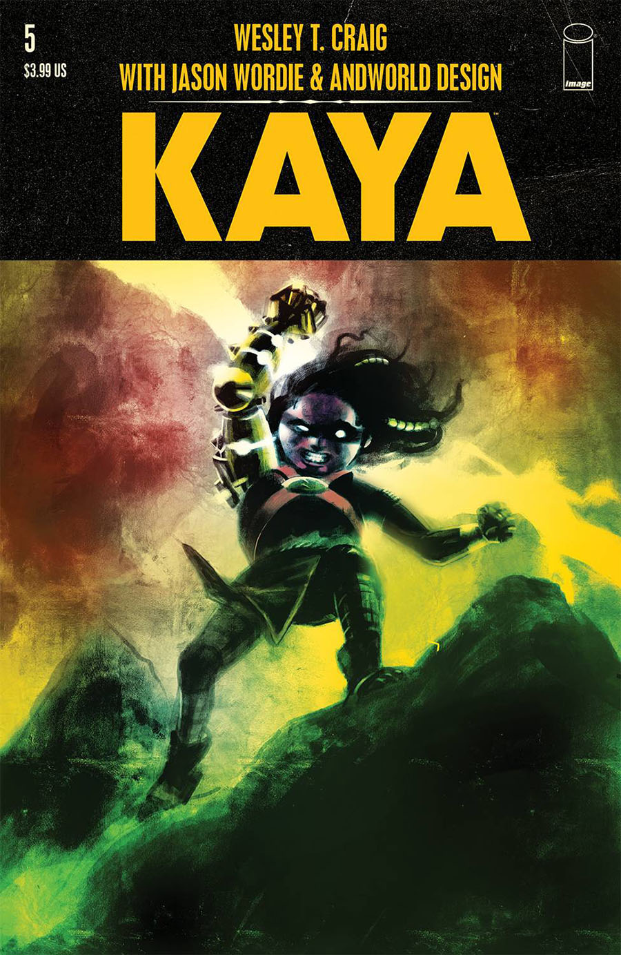 Kaya #5 Cover B Variant Wes Craig Cover