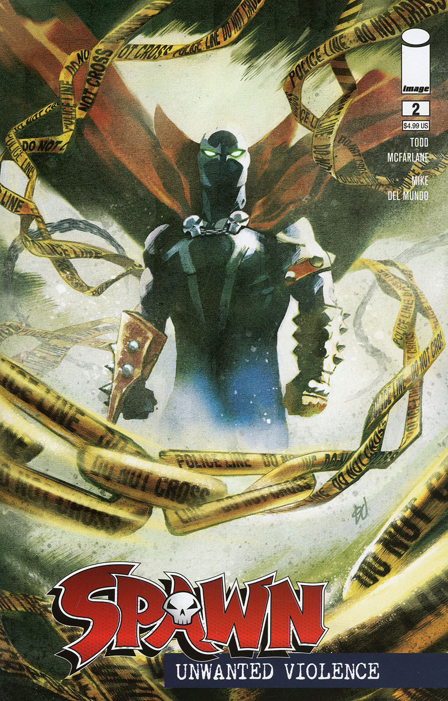 Spawn Unwanted Violence #2 Cover A Regular Mike Del Mundo Cover