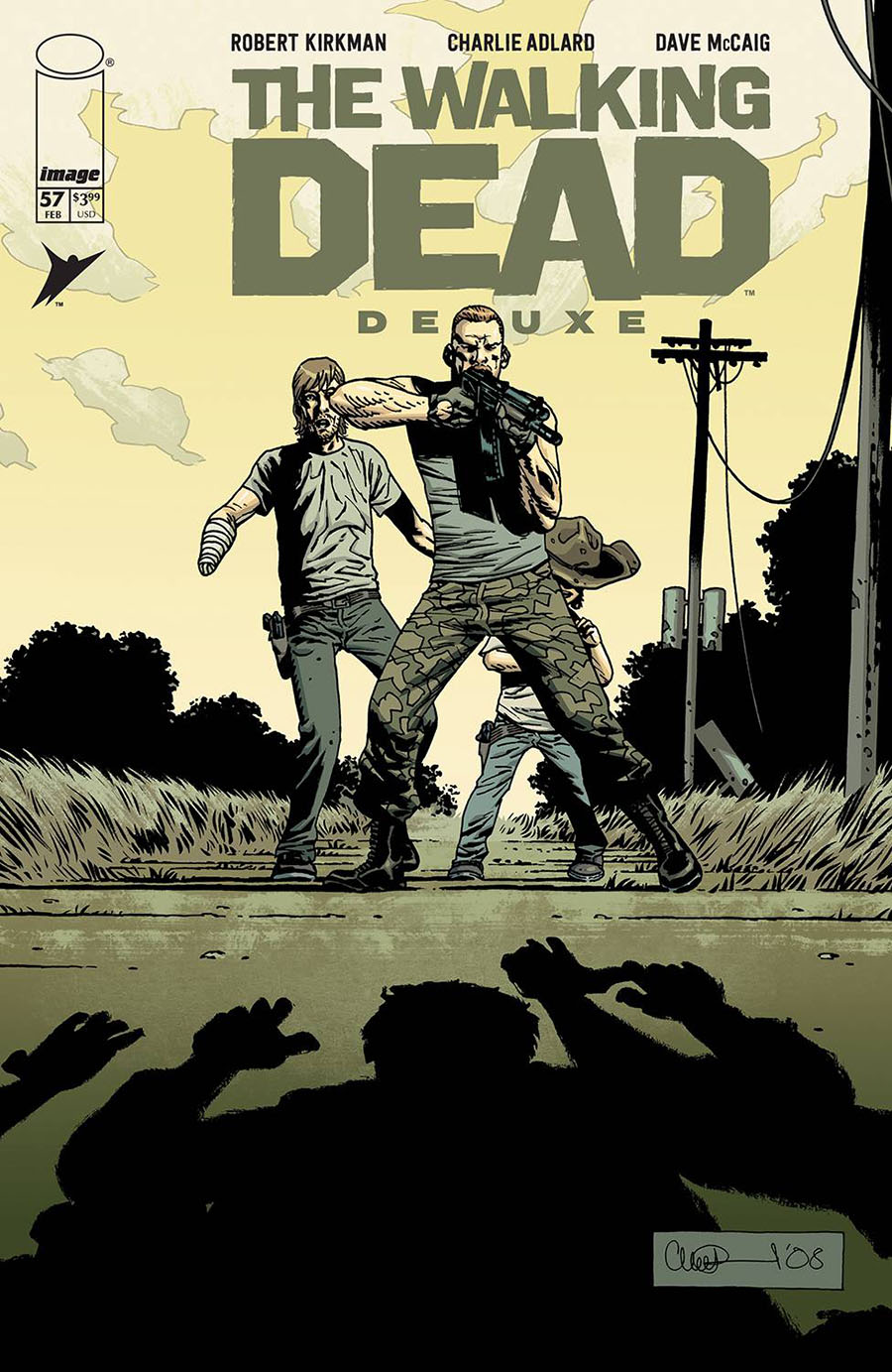 Walking Dead Deluxe #57 Cover B Variant Charlie Adlard & Dave McCaig Cover