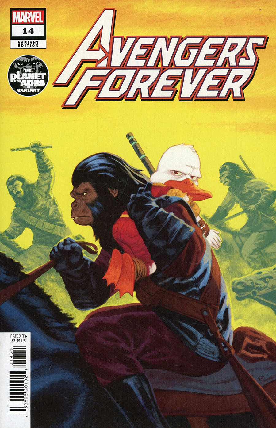 Avengers Forever Vol 2 #14 Cover C Variant David Talaski Planet Of The Apes Cover (Avengers Assemble Part 7)