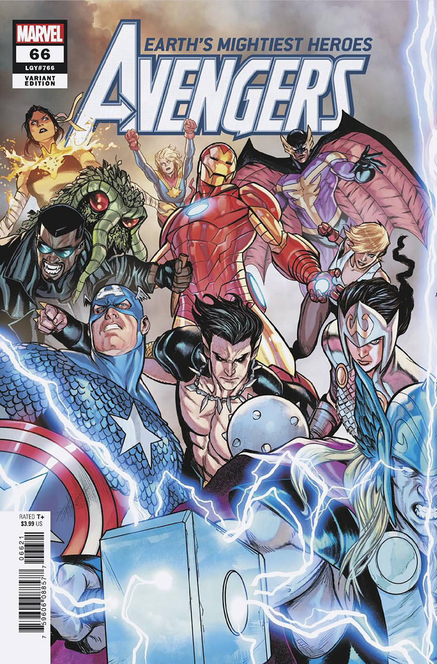 Avengers Vol 7 #66 Cover B Variant Stefano Caselli Past Future Avengers Assemble Connecting Cover (Avengers Assemble Part 8)