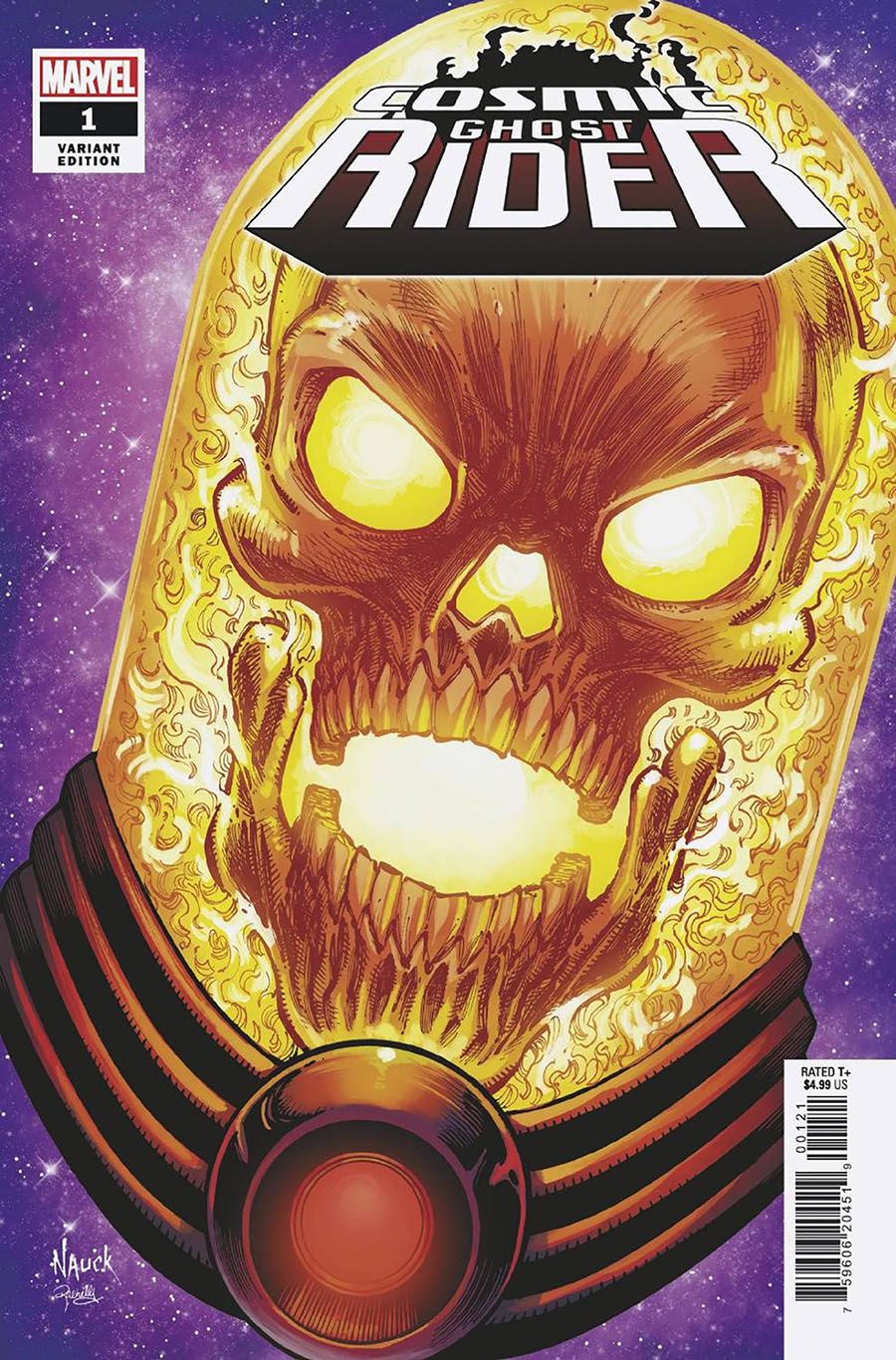 Cosmic Ghost Rider Vol 2 #1 Cover B Variant Todd Nauck Headshot Cover