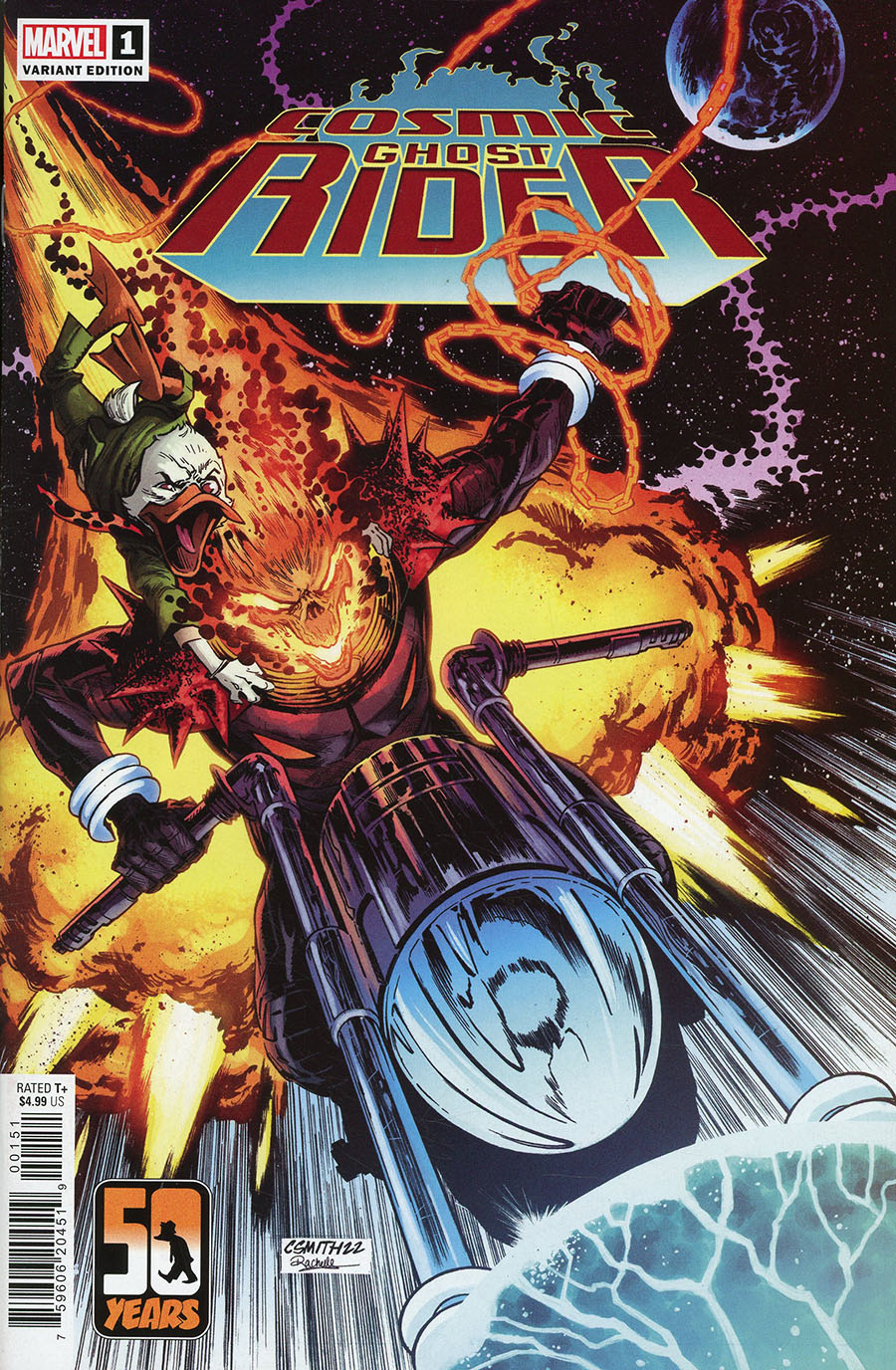 Cosmic Ghost Rider Vol 2 #1 Cover D Variant Cory Smith Howard The Duck Cover