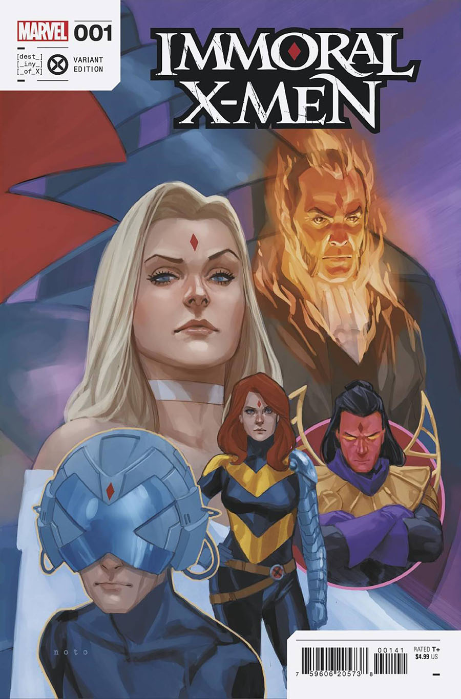 Immoral X-Men #1 Cover B Variant Phil Noto Sins Of Sinister February Connecting Cover (Sins Of Sinister Tie-In)