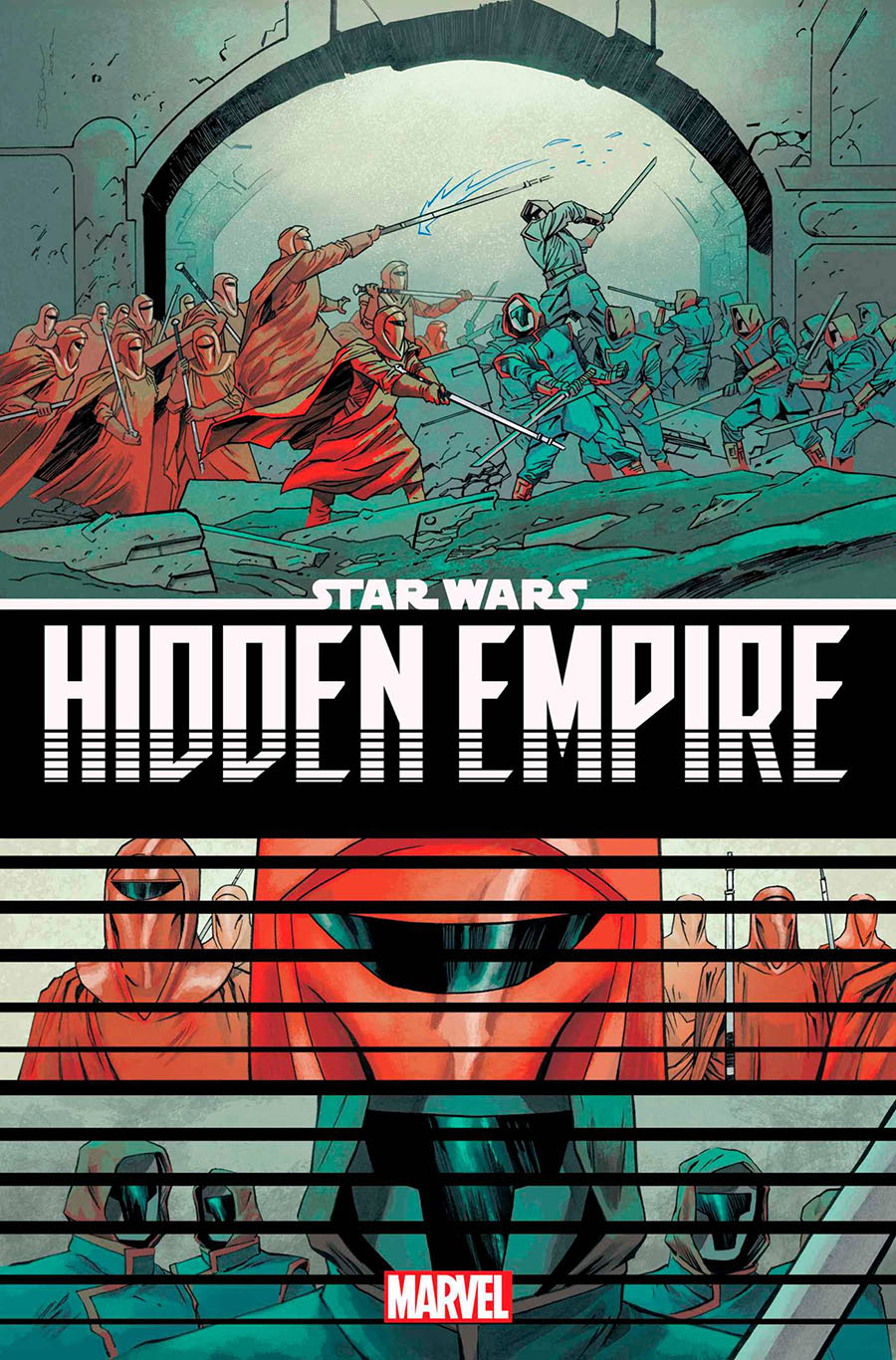 Star Wars Hidden Empire #4 Cover C Variant Declan Shalvey Battle Cover