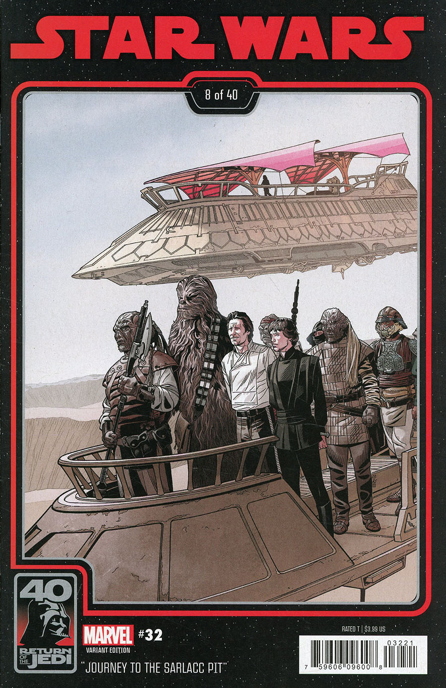 Star Wars Vol 5 #32 Cover B Variant Chris Sprouse Return Of The Jedi 40th Anniversary Cover