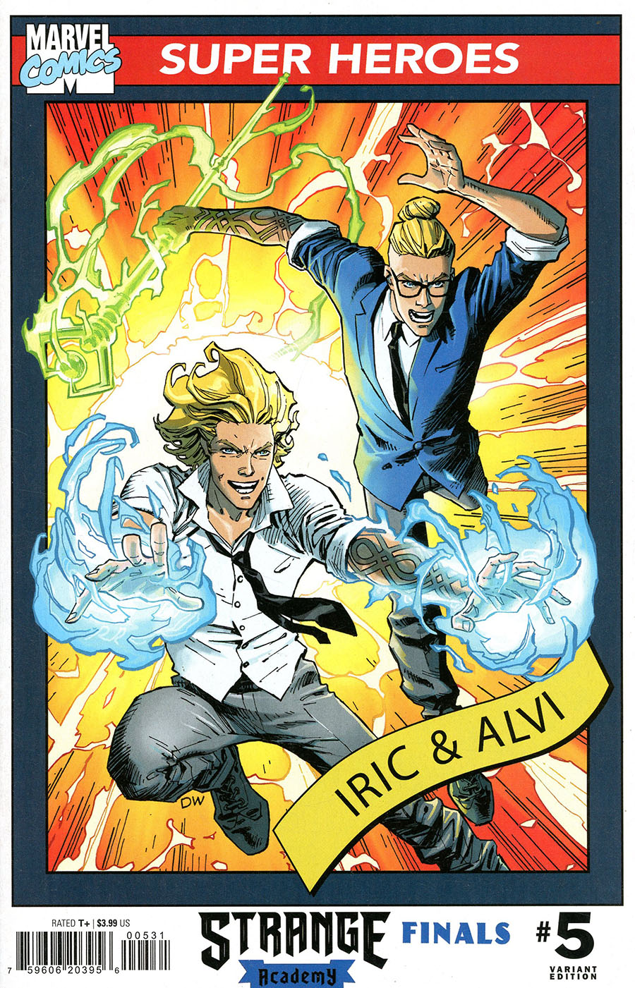 Strange Academy Finals #5 Cover C Variant Dustin Weaver Trading Card Cover