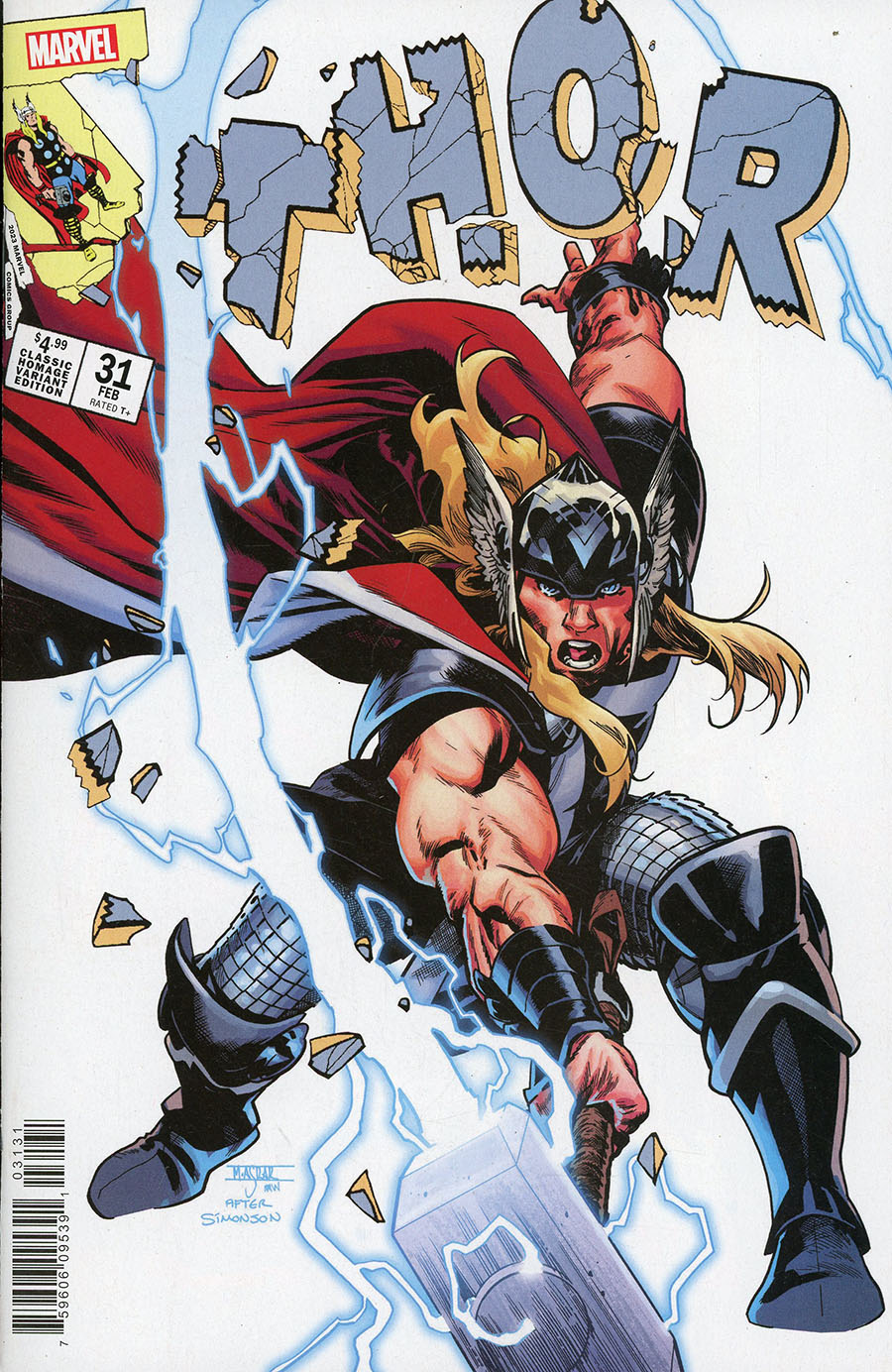 Thor Vol 6 #31 Cover B Variant Mahmud Asrar Classic Homage Cover