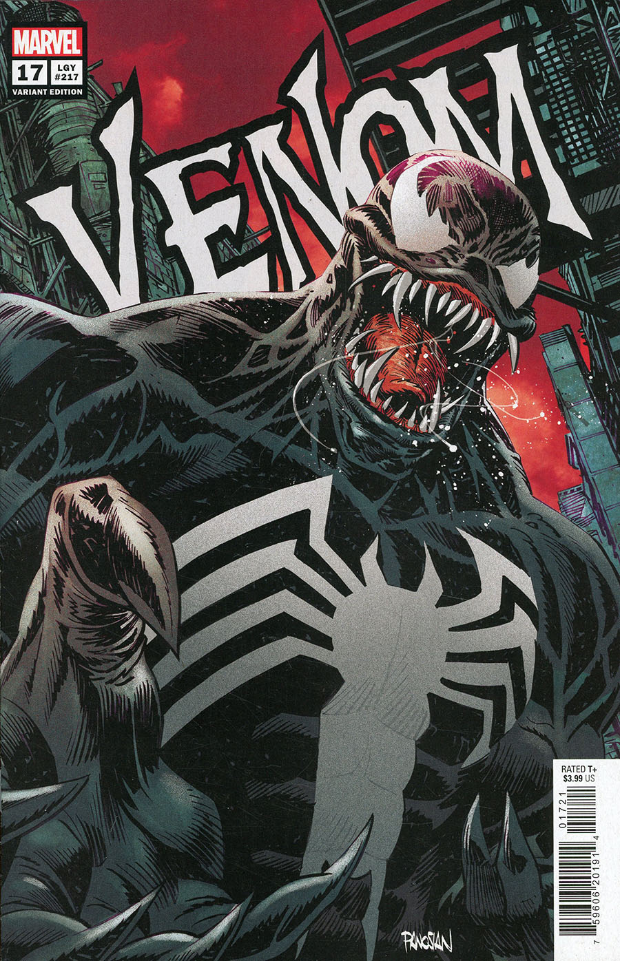Venom Vol 5 #17 Cover B Variant Dan Panosian Cover
