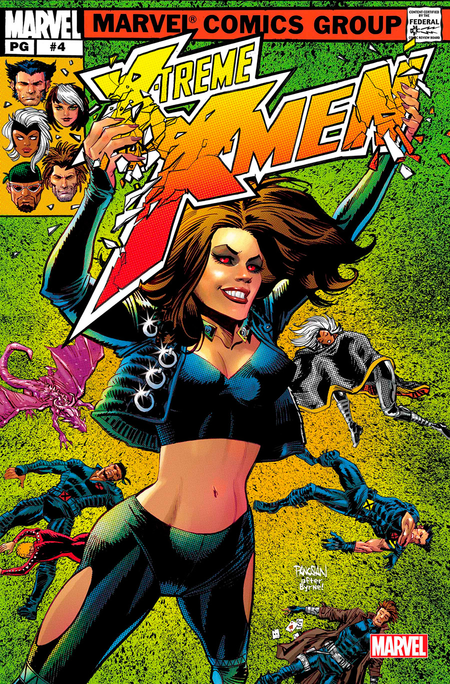 X-Treme X-Men Vol 3 #4 Cover B Variant Dan Panosian Homage Cover