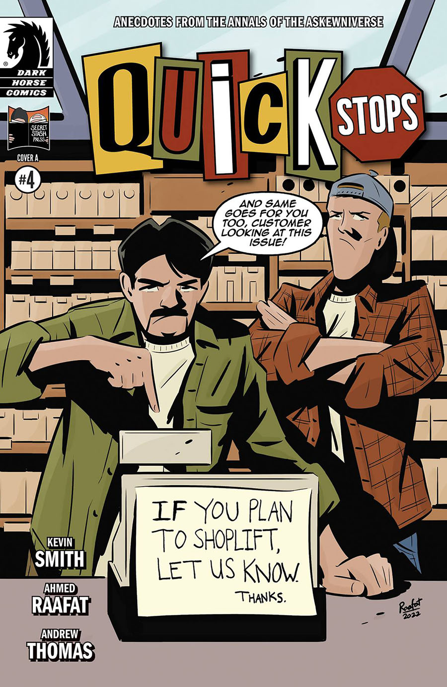 Quick Stops #4 Cover A Regular Ahmed Raafat Cover