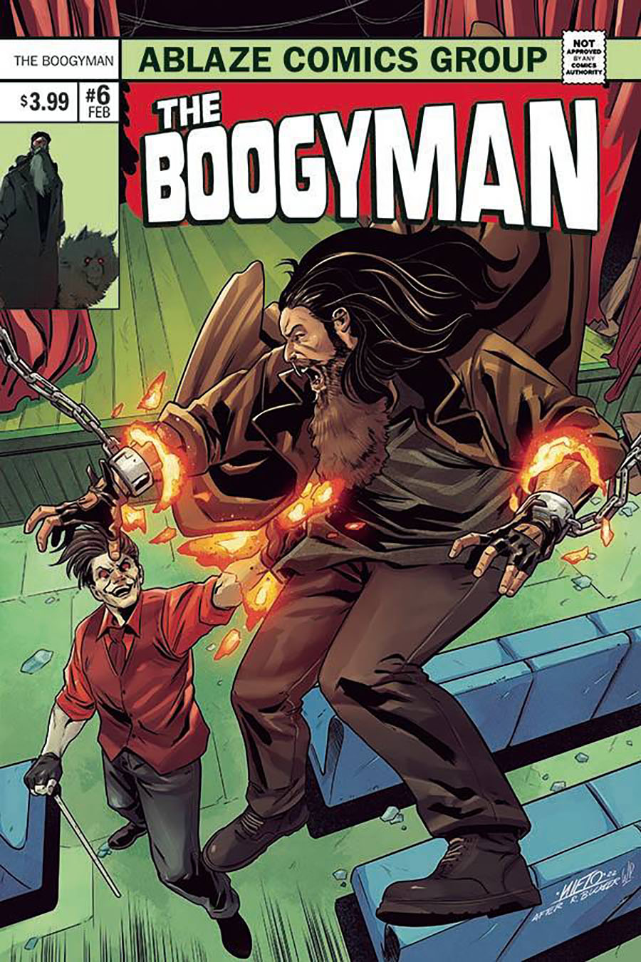 Boogyman #6 Cover C Variant Carlos Nieto Ghost Rider 29 Parody Cover