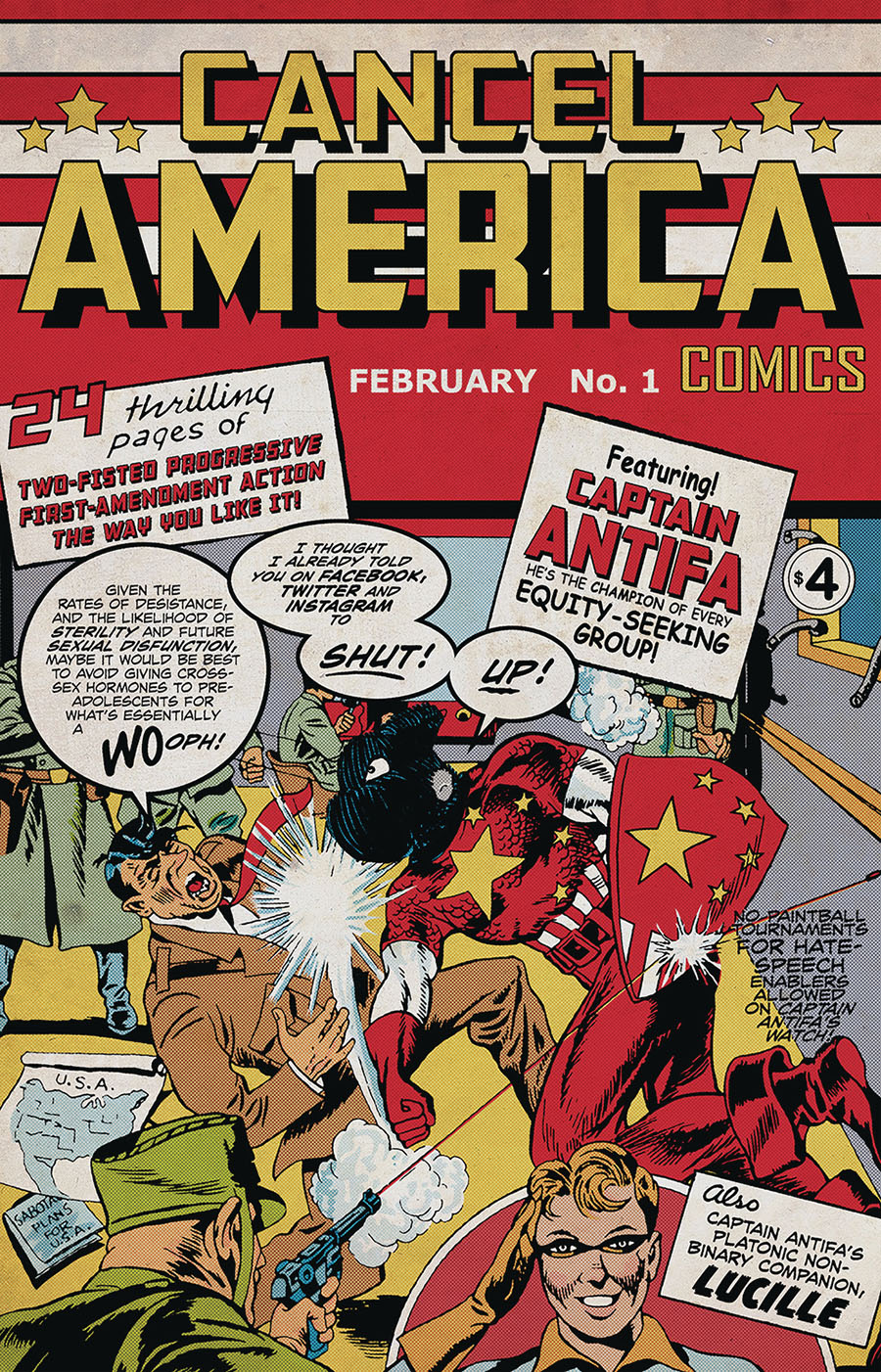 Cerebus In Hell Presents Cancel America Comics #1 (One Shot) Cover A Regular Edition