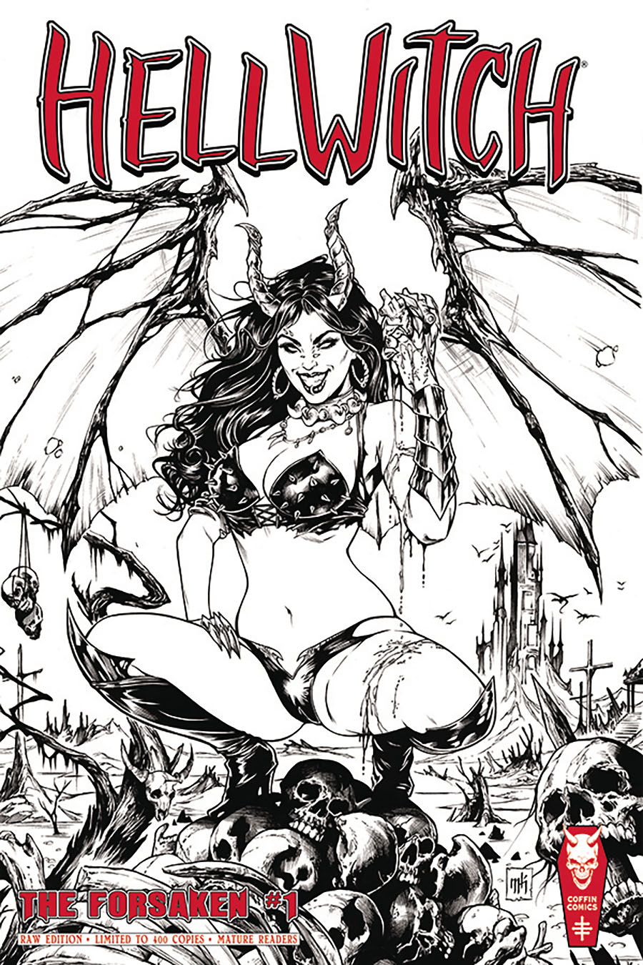 Hellwitch Forsaken #1 Cover G Raw Edition