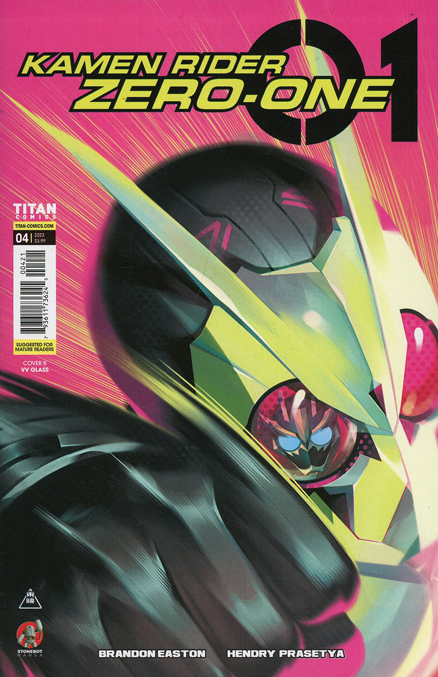 Kamen Rider Zero-One #4 Cover B Variant VV Glass Cover