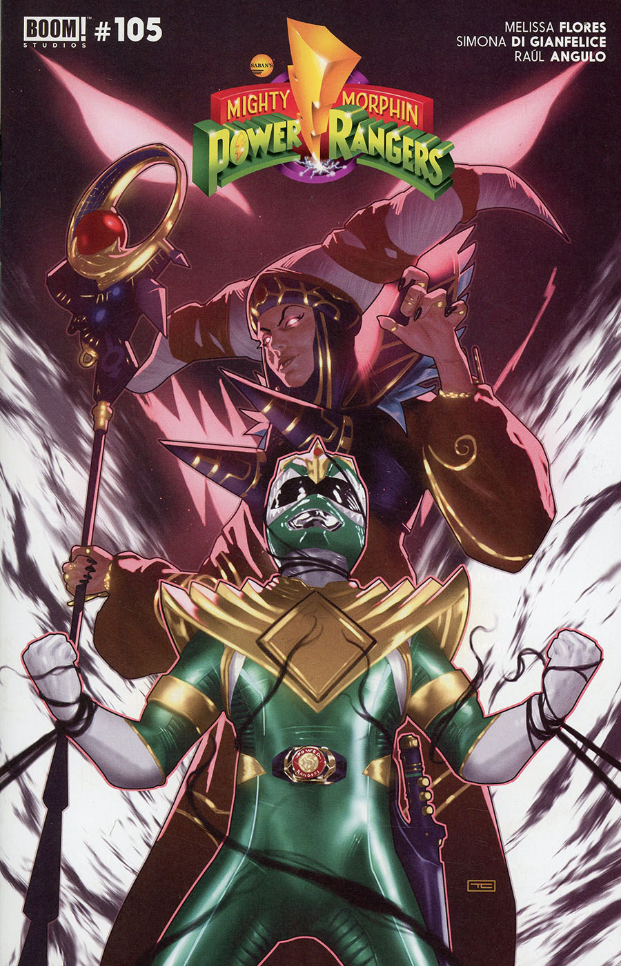 Mighty Morphin Power Rangers (BOOM Studios) #105 Cover A Regular Taurin Clarke Cover