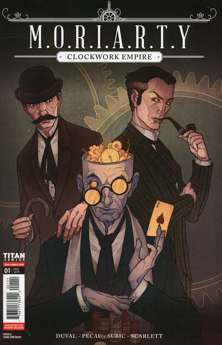 Moriarty Clockwork Empire #1 Cover A Regular Lenka Simeckova Cover