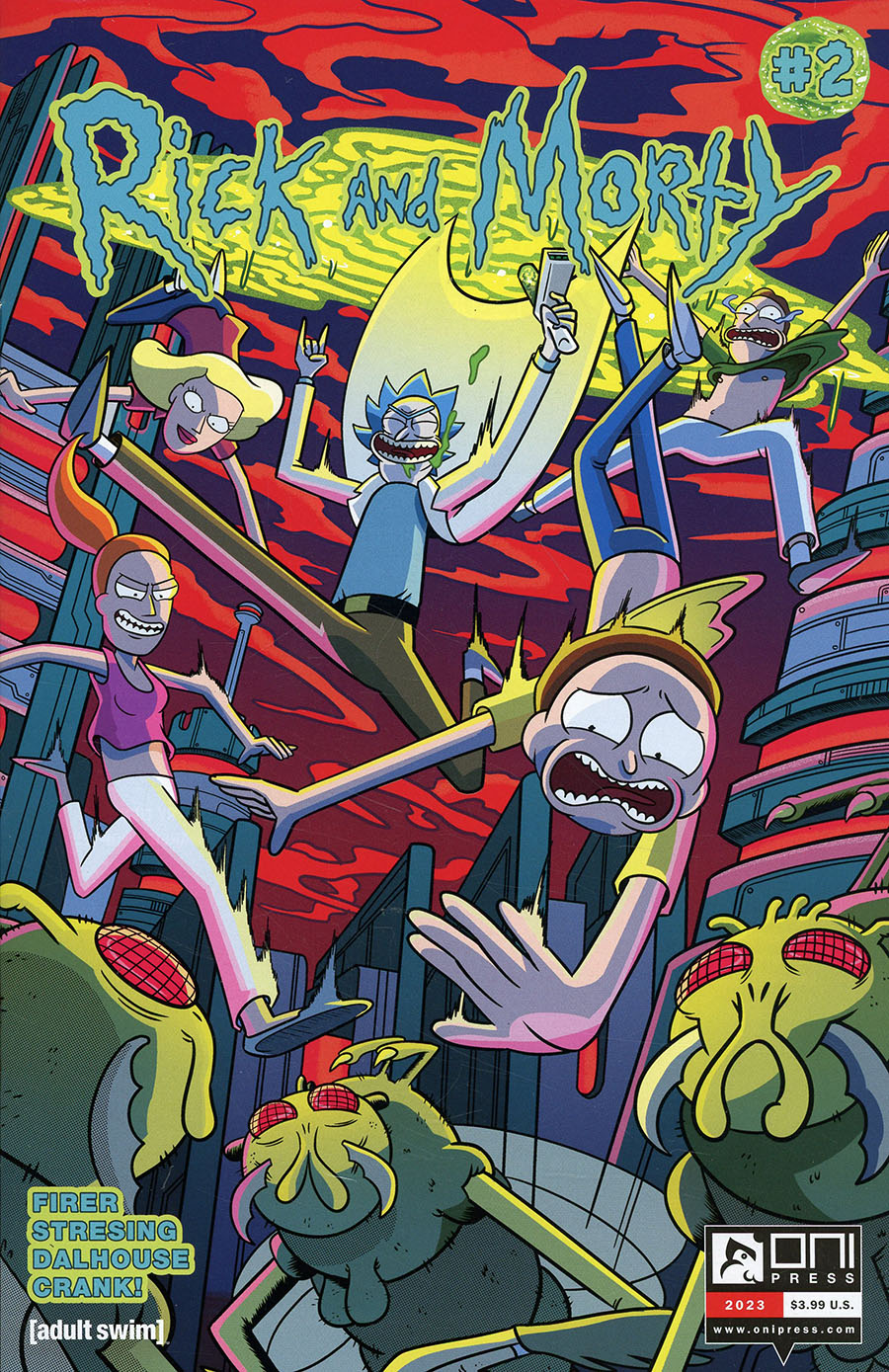 Rick And Morty Vol 2 #2 Cover B Variant Marc Ellerby Cover