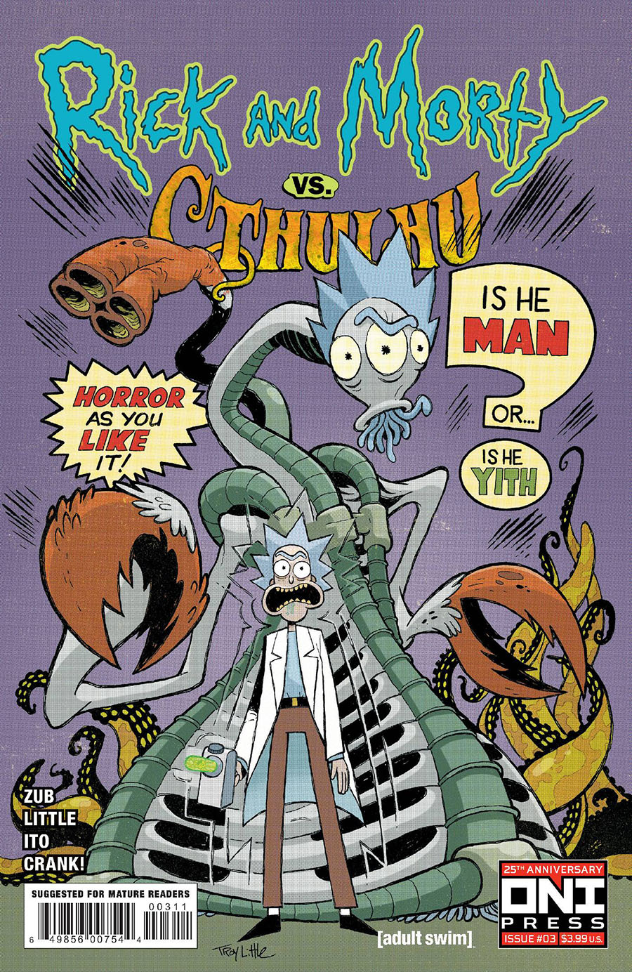 Rick And Morty vs Cthulhu #3 Cover A Regular Troy Little Cover