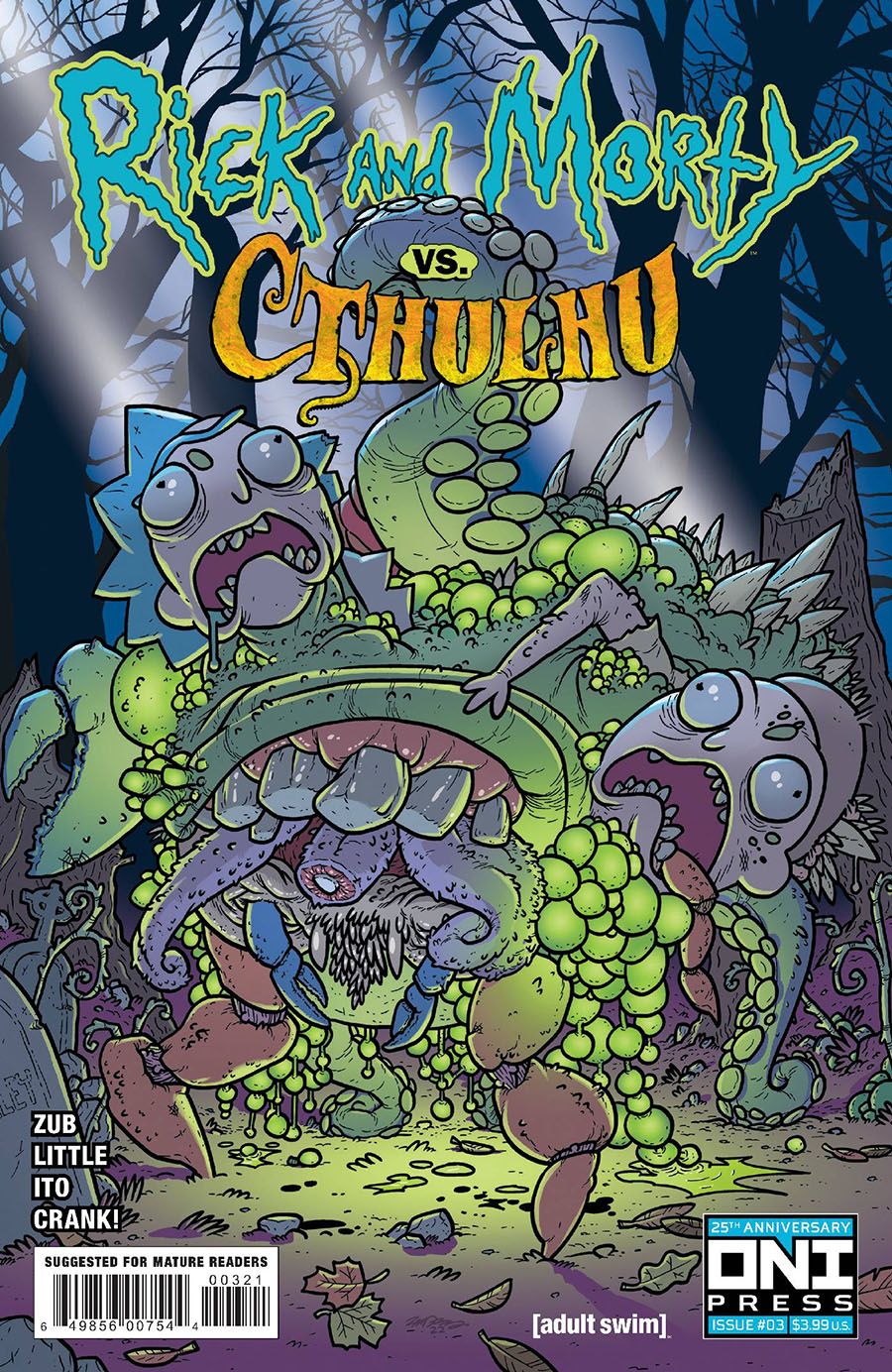 Rick And Morty vs Cthulhu #3 Cover B Variant Zander Cannon Cover