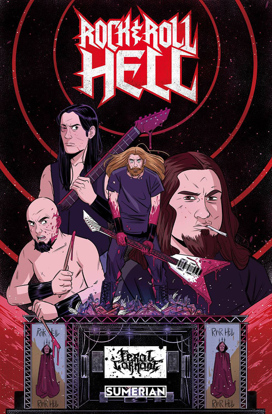 Rock & Roll Hell #1 Cover A Regular Gregorio Di Angilla Cover