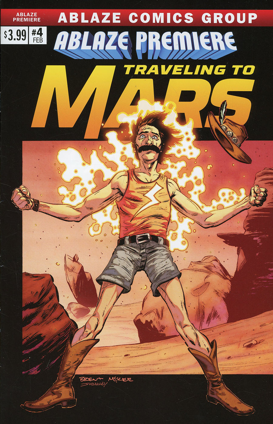 Traveling To Mars #4 Cover D Variant Brent McKee Marvel Premiere Warlock 1 Parody Cover