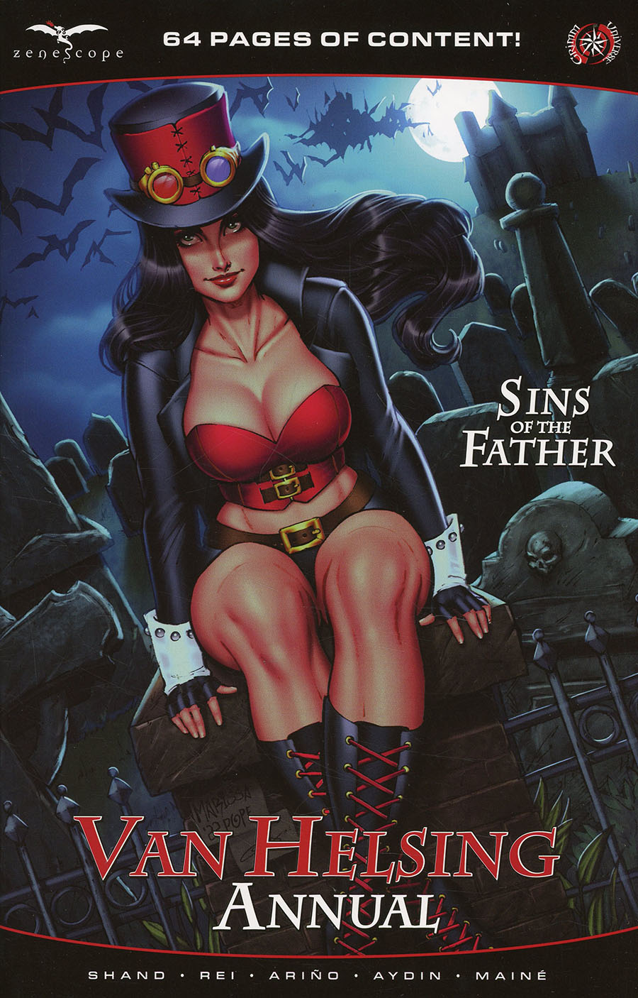 Grimm Fairy Tales Presents Van Helsing Annual Sins Of The Father #1 (One Shot) Cover D Marissa Pope