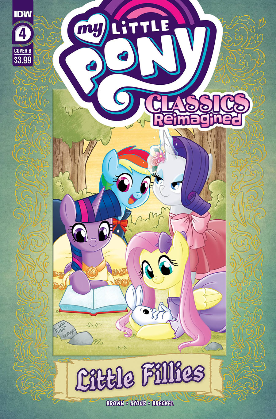My Little Pony Classics Reimagined Little Fillies #4 Cover B Variant Agnes Garbowska Cover