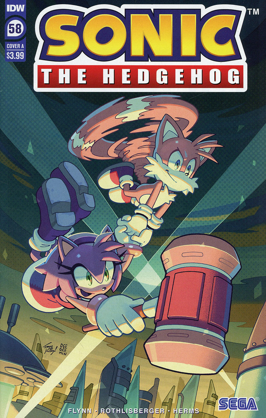 Sonic The Hedgehog Vol 3 #58 Cover A Regular Tracy Yardley Cover