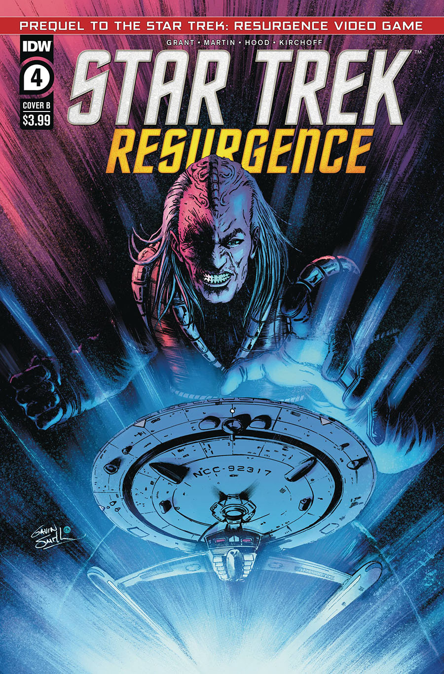 Star Trek Resurgence #4 Cover B Variant Gavin Smith Cover