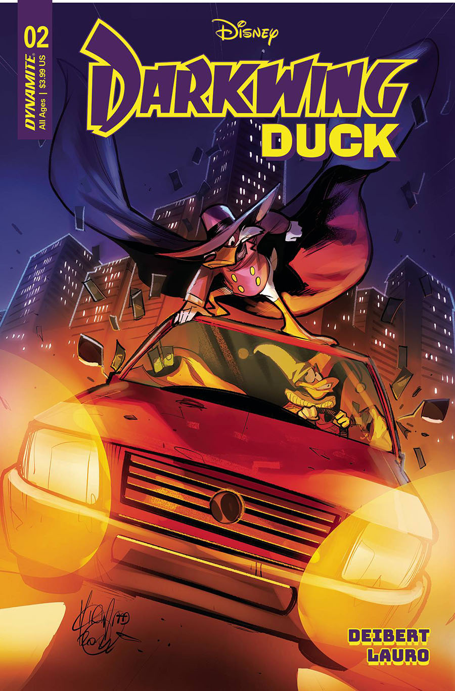 Darkwing Duck Vol 3 #2 Cover B Variant Mirka Andolfo Cover