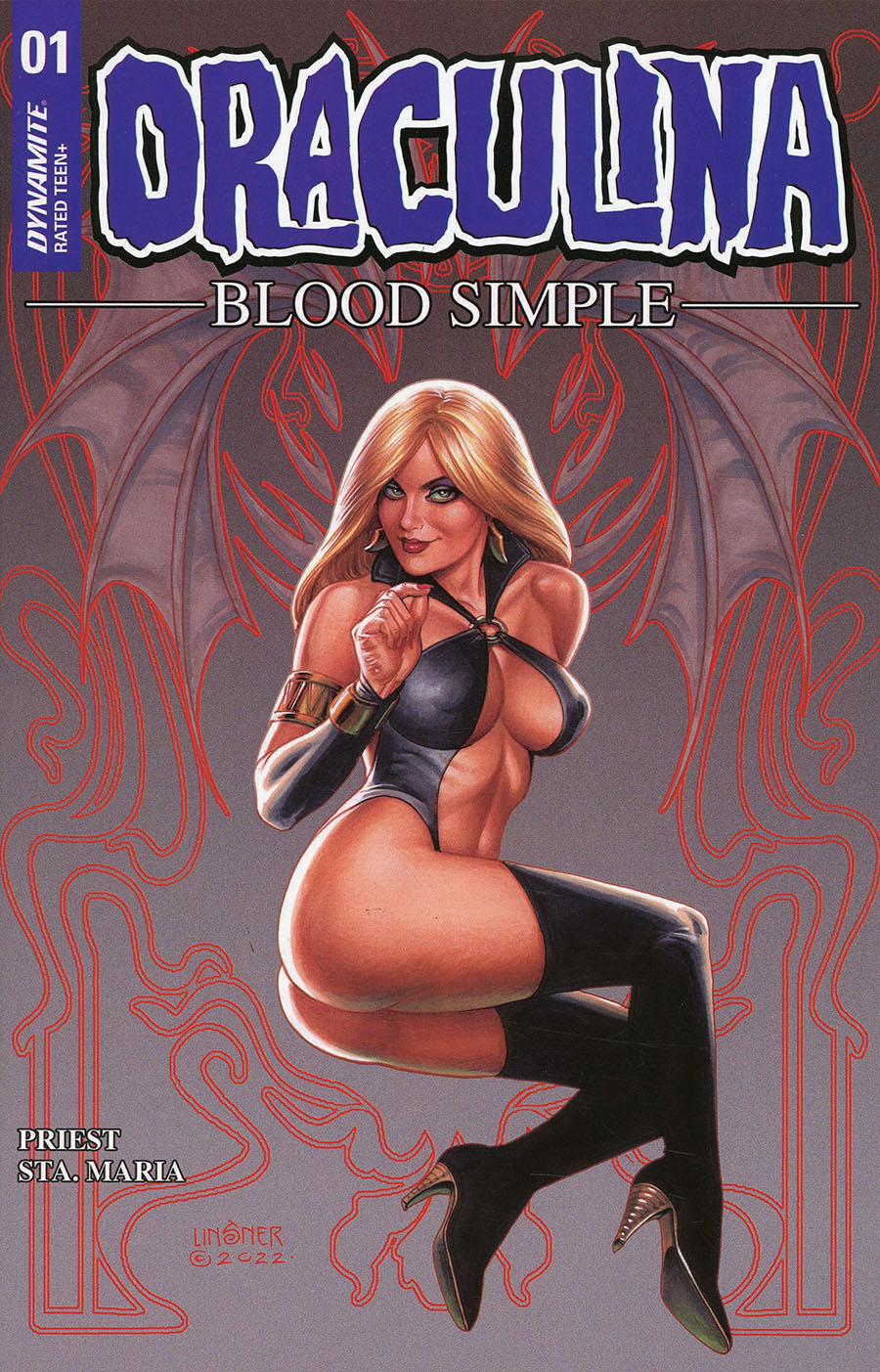Draculina Blood Simple #1 Cover B Variant Joseph Michael Linsner Cover