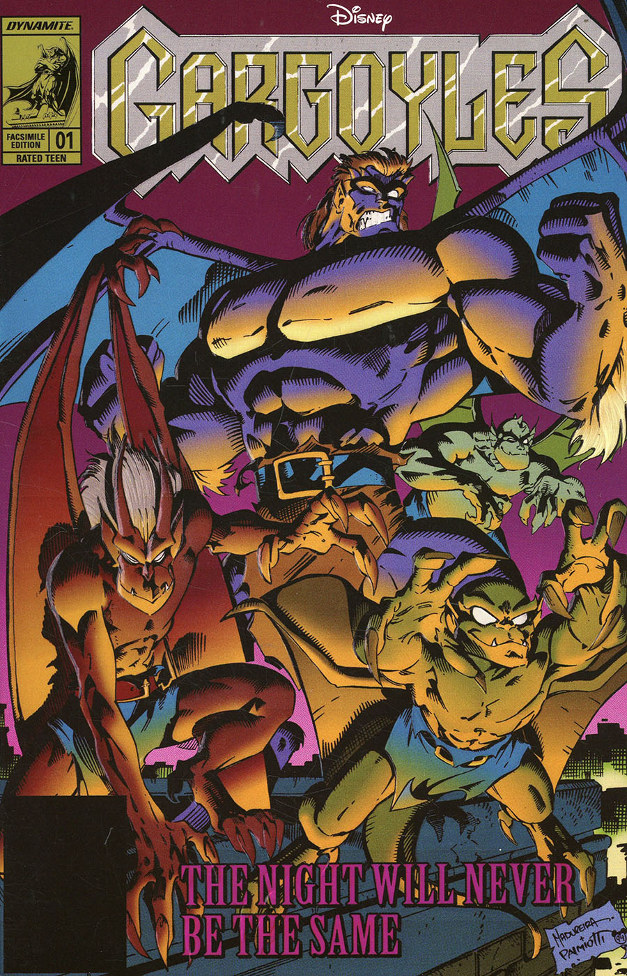 Gargoyles #1 Cover B Facsimile Edition