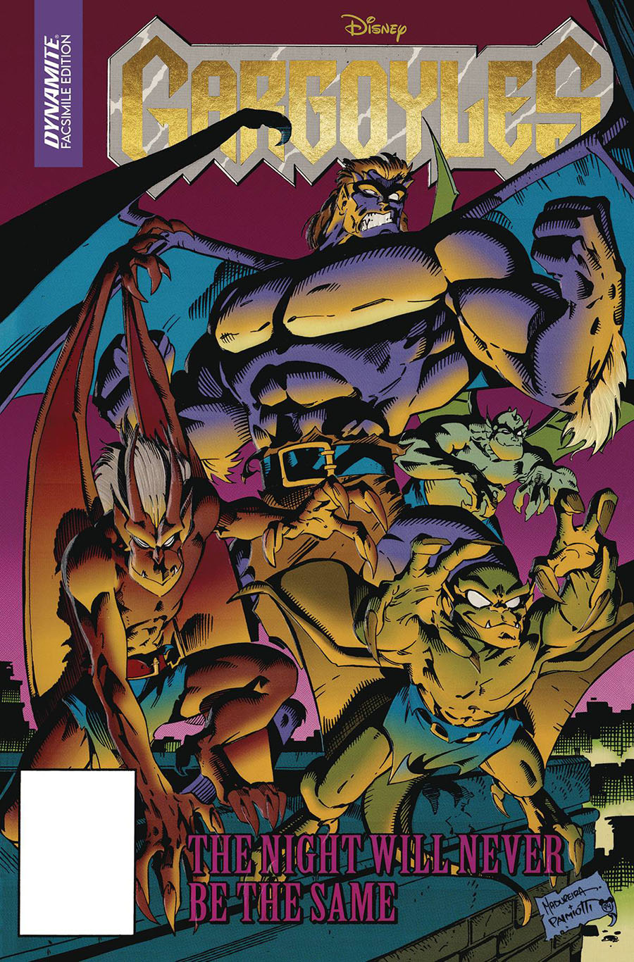 Gargoyles #1 Cover C Facsimile Edition Gold Foil Edition