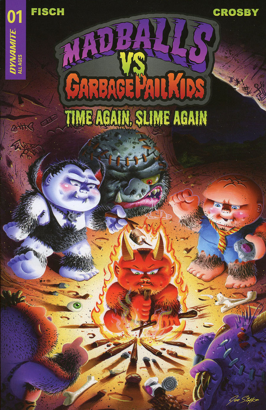 Madballs vs Garbage Pail Kids Time Again Slime Again #1 Cover A Regular Joe Simko Cover