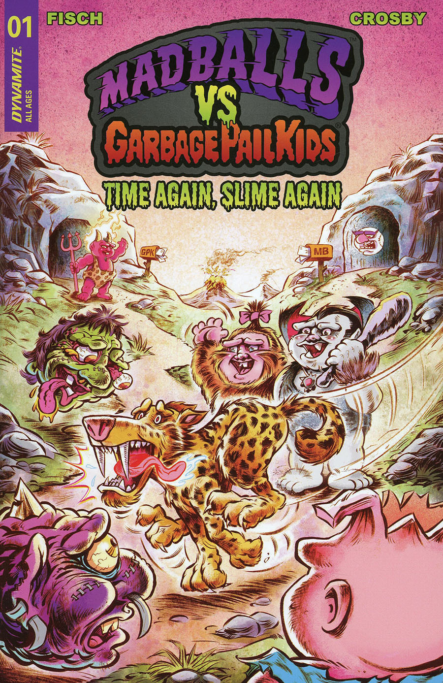 Madballs vs Garbage Pail Kids Time Again Slime Again #1 Cover B Variant Jason Crosby Cover
