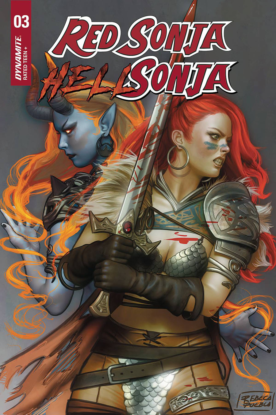 Red Sonja Hell Sonja #3 Cover D Variant Rebeca Puebla Cover