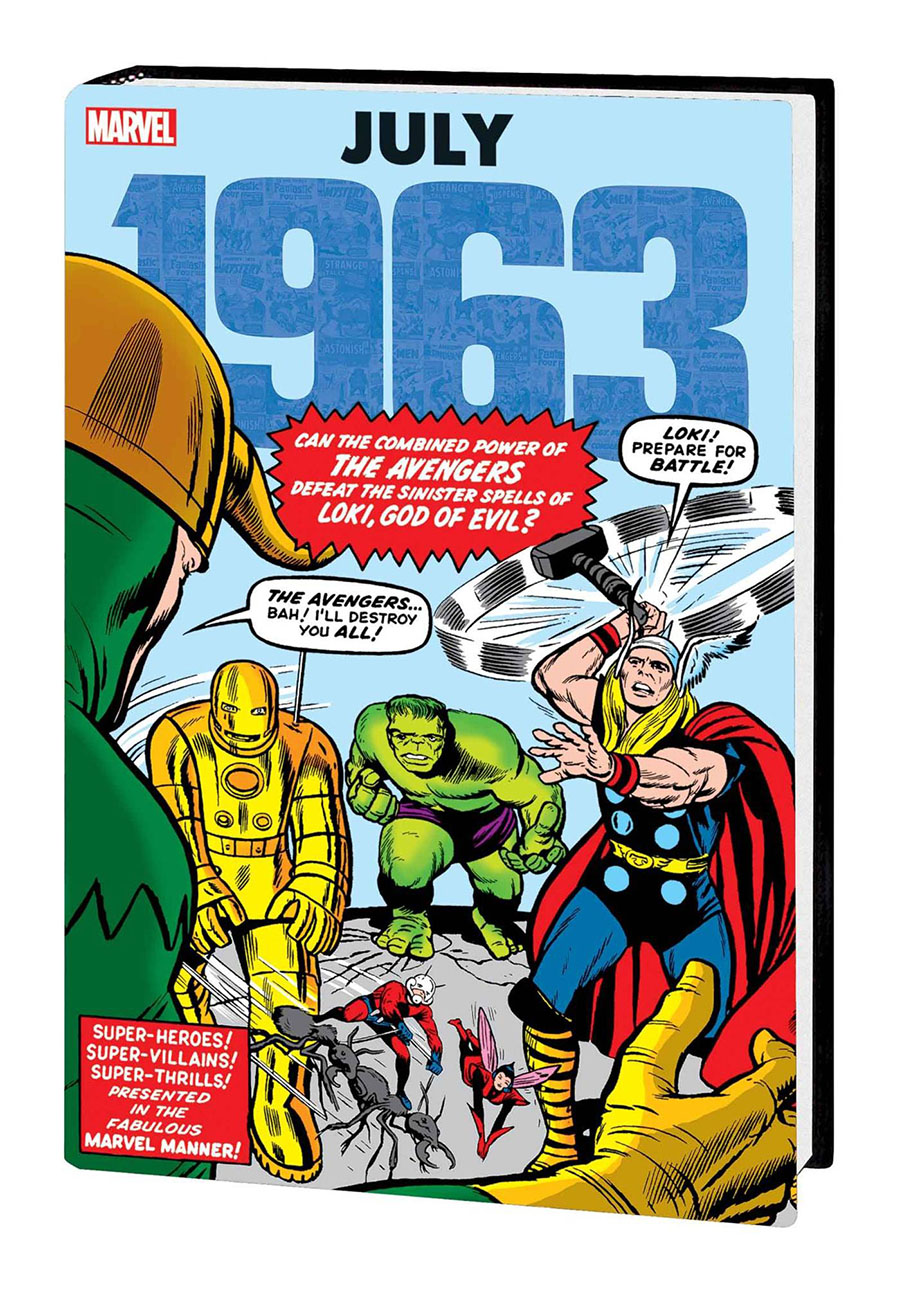 Marvel July 1963 Omnibus HC Direct Market Jack Kirby Avengers Variant Cover