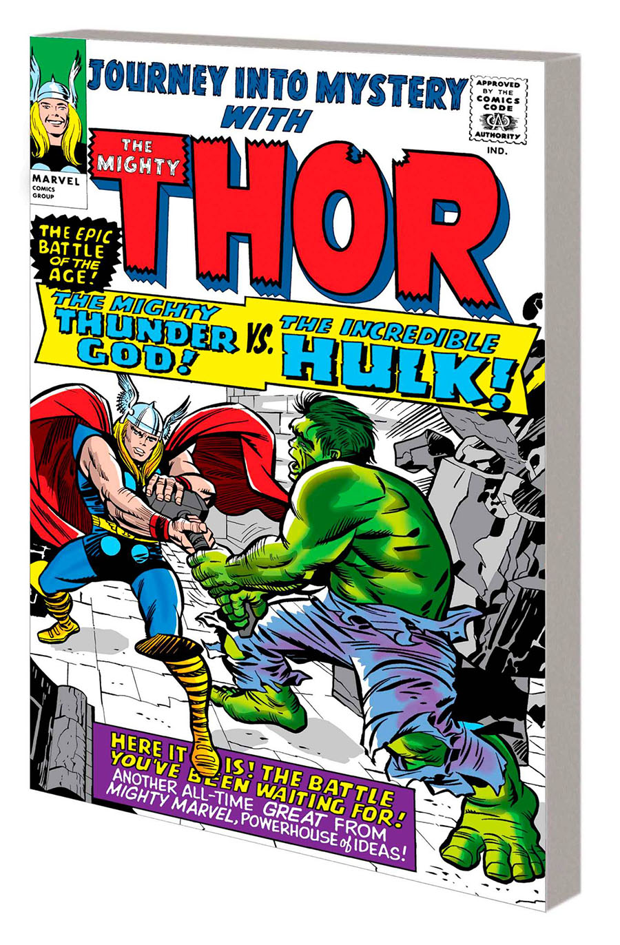 Mighty Marvel Masterworks Mighty Thor Vol 3 Trial Of The Gods GN Direct Market Jack Kirby Variant Cover