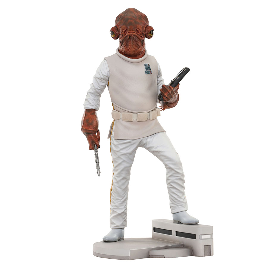 Star Wars Milestones Return Of The Jedi Admiral Ackbar 1/6 Scale Statue