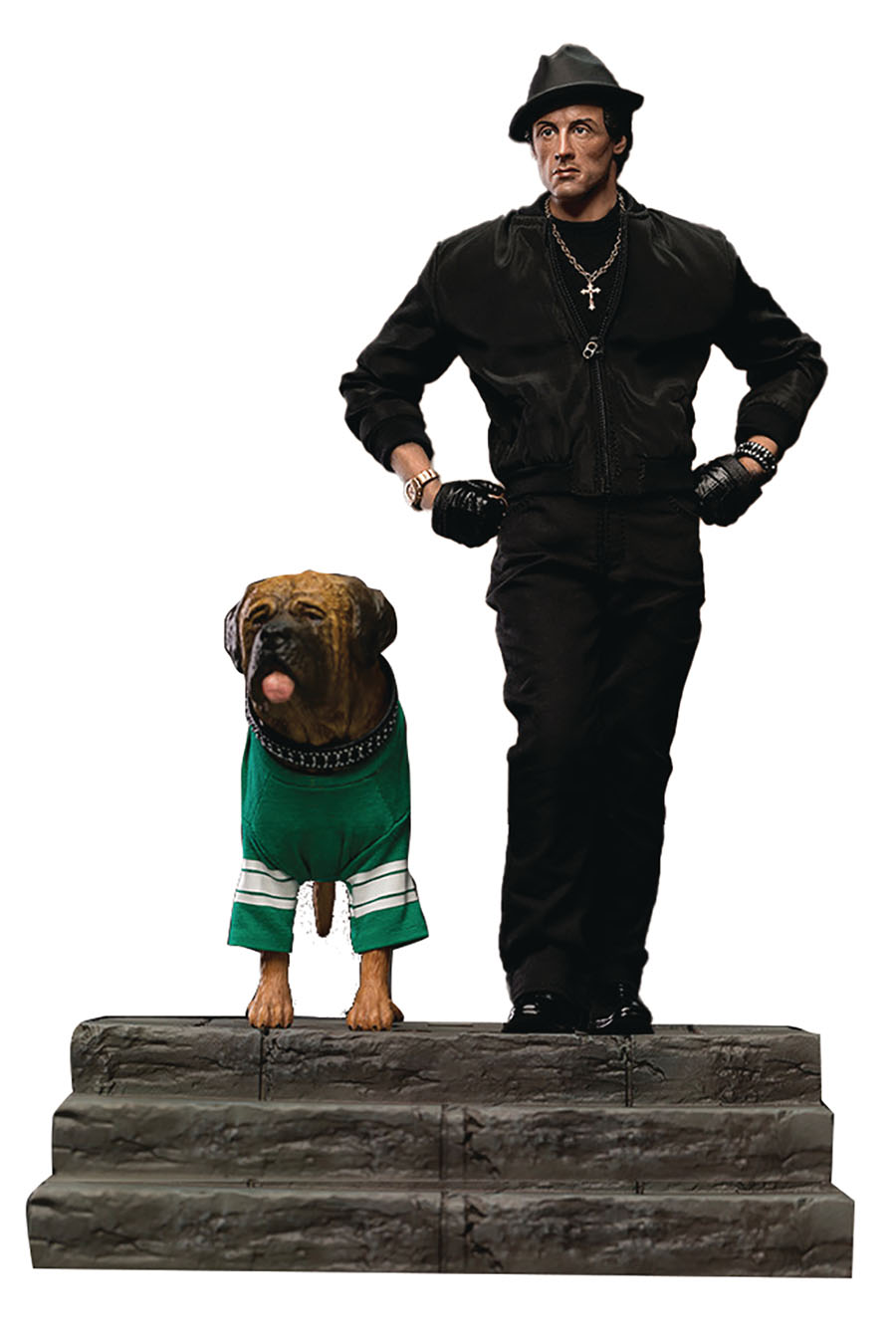 Rocky Balboa Black Suit 1/6 Scale Collector Action Figure Deluxe Version
