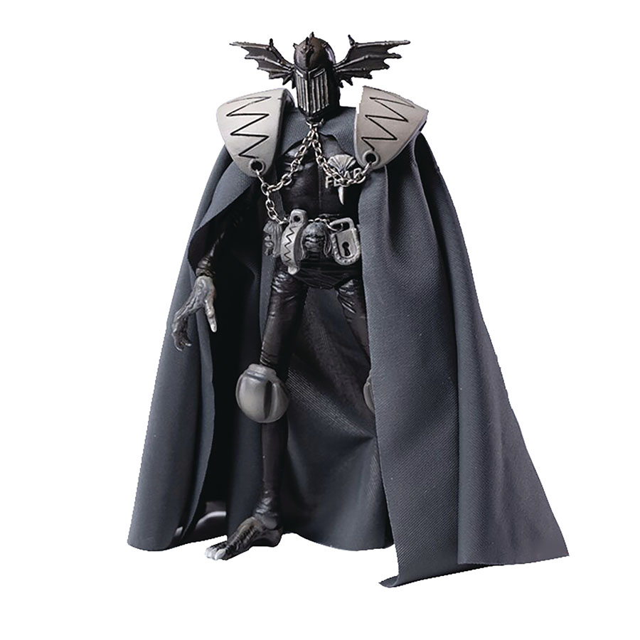 Judge Dredd Judge Fear Black & White Previews Exclusive 1/18 Scale Exquisite Mini Action Figure