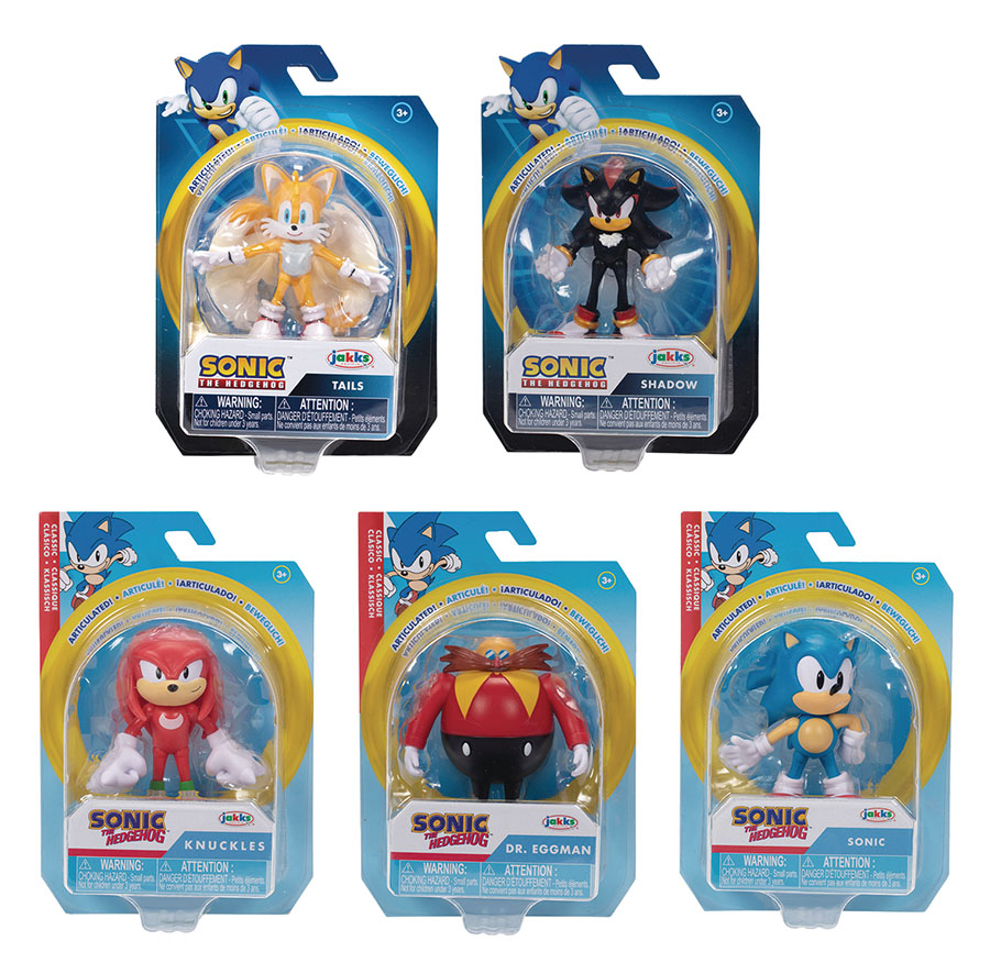 Sonic The Hedgehog 2.5-Inch Action Figure Wave 8 Assortment Case