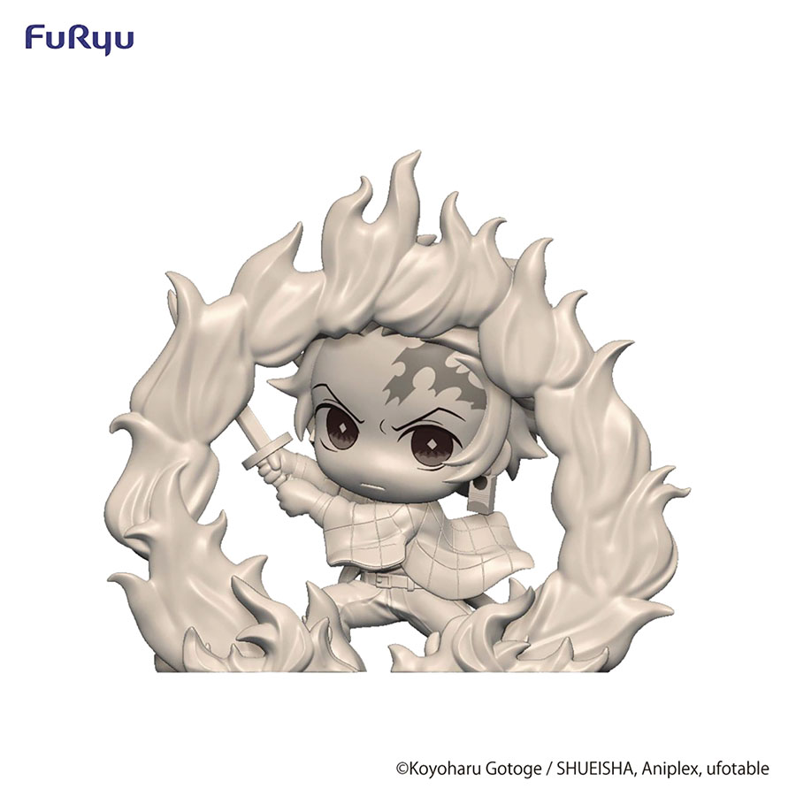 Demon Slayer Kimetsu No Yaiba Tanjiro Kamado Hinokami Kagura Hold Figure