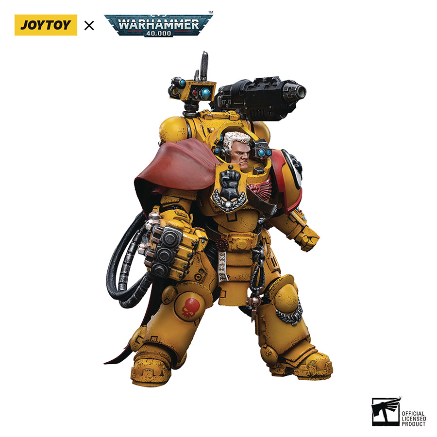 Joytoy Warhammer 40000 Imperial Fists 1/18 Scale Action Figure - 3rd Captain Tor Garadon