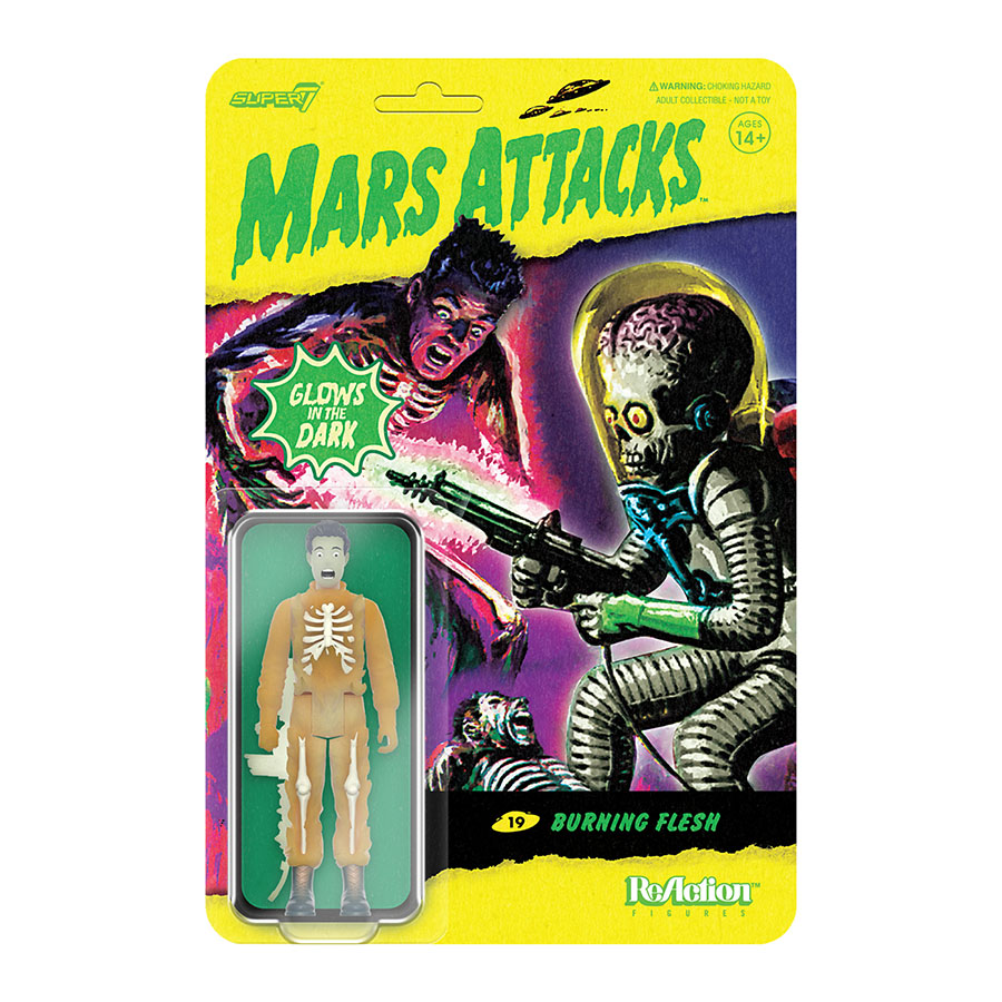 Mars Attacks ReAction Figure Wave 2 - Burning Flesh (Glow)